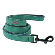Load image into Gallery viewer, Custom Dog Collars Leather Personalized Pet Dog Tag Collar Leash Lead For Small Medium Large Dogs Pitbull Bulldog Pugs Beagle