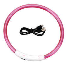 Load image into Gallery viewer, Led Usb Dog Collar  Pet Dog Collar  Night Dog Collars Glowing Luminous Rechargeable LED  Night Safety Flashing Glow
