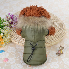 Load image into Gallery viewer, Dog Clothes Pet Dog Winter Warm Small Coat For Chihuahua Soft Fur Hood Puppy Jacket Clothing for Chihuahua Small Large Dogs
