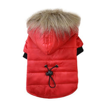Load image into Gallery viewer, Dog Clothes Pet Dog Winter Warm Small Coat For Chihuahua Soft Fur Hood Puppy Jacket Clothing for Chihuahua Small Large Dogs
