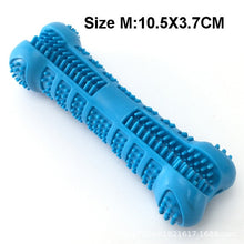 Load image into Gallery viewer, Pet Dog Toothbrush Stick Pet Chew Toys Dogs Teeth Brushing Cleaning Massage Nontoxic Natural Rubber Dental Care Sticker
