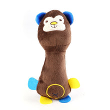 Load image into Gallery viewer, Cute Pet Dog Cat Funny Fleece Durability Plush Dog Toys Squeak Chew Sound Interactive Toy Fit For All Pets Long Plush Puppy Toy
