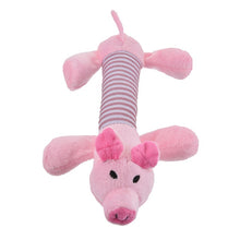 Load image into Gallery viewer, Cute Pet Dog Cat Funny Fleece Durability Plush Dog Toys Squeak Chew Sound Interactive Toy Fit For All Pets Long Plush Puppy Toy
