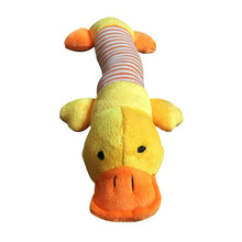 Load image into Gallery viewer, Cute Pet Dog Cat Funny Fleece Durability Plush Dog Toys Squeak Chew Sound Interactive Toy Fit For All Pets Long Plush Puppy Toy
